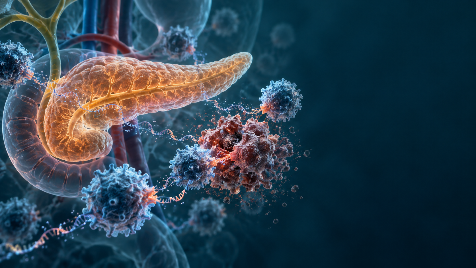 Pancreatic cancer detection and treatment visual